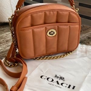 COACH QUILTED NAPPA LEATHER CROSSBODY BAG
